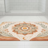 Kartela Halı Mandala Dekoratif Banyo Paspası