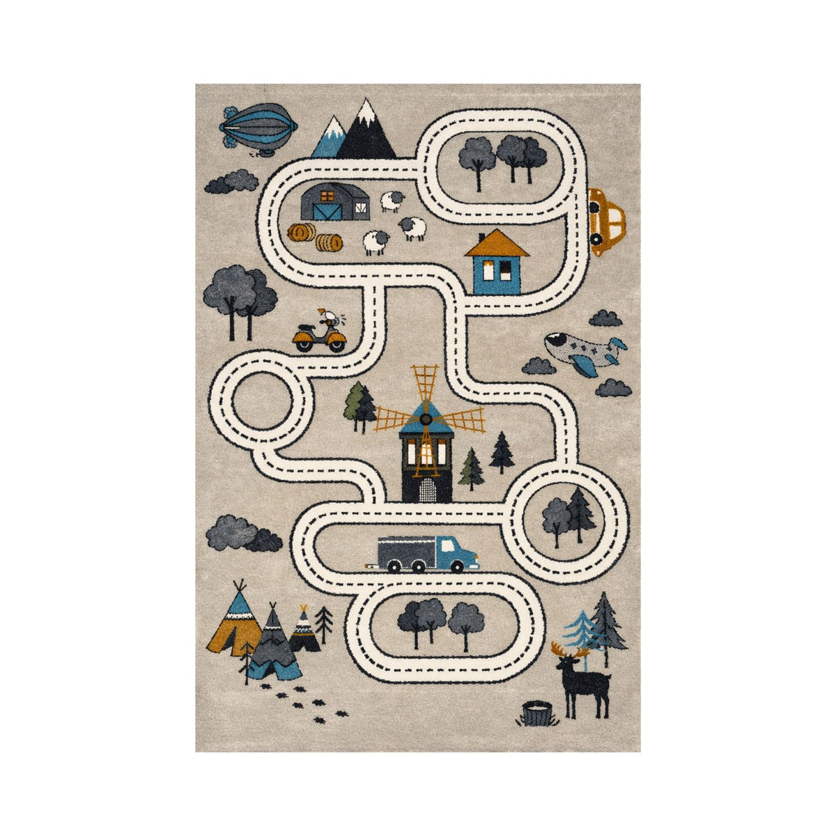 Kış Köyü Oyun Halısı