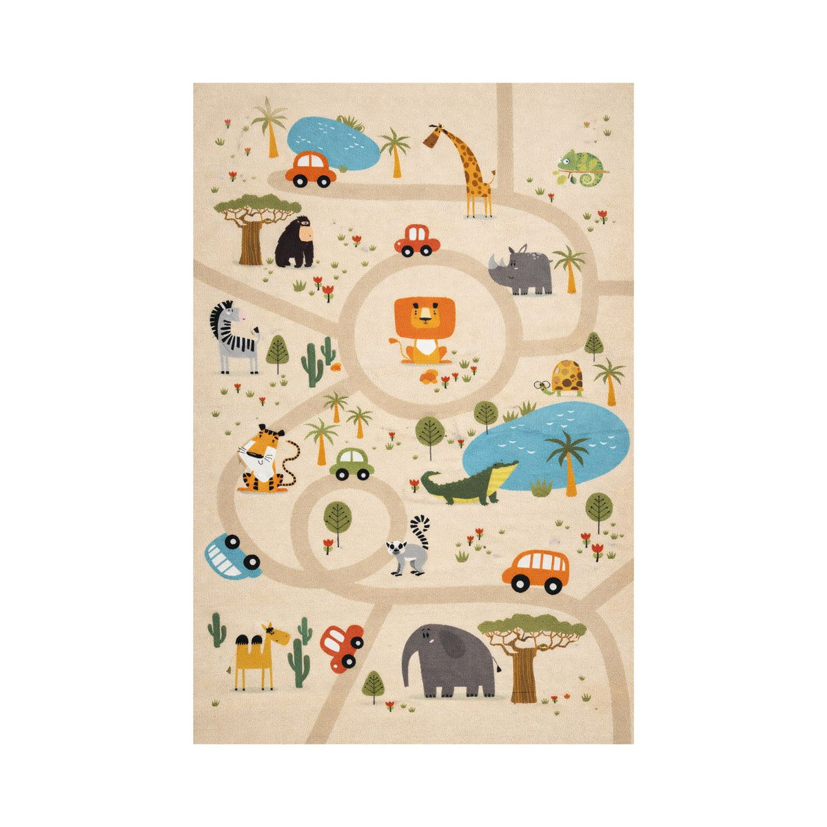 Safari Yolculuğu Oyun Halısı