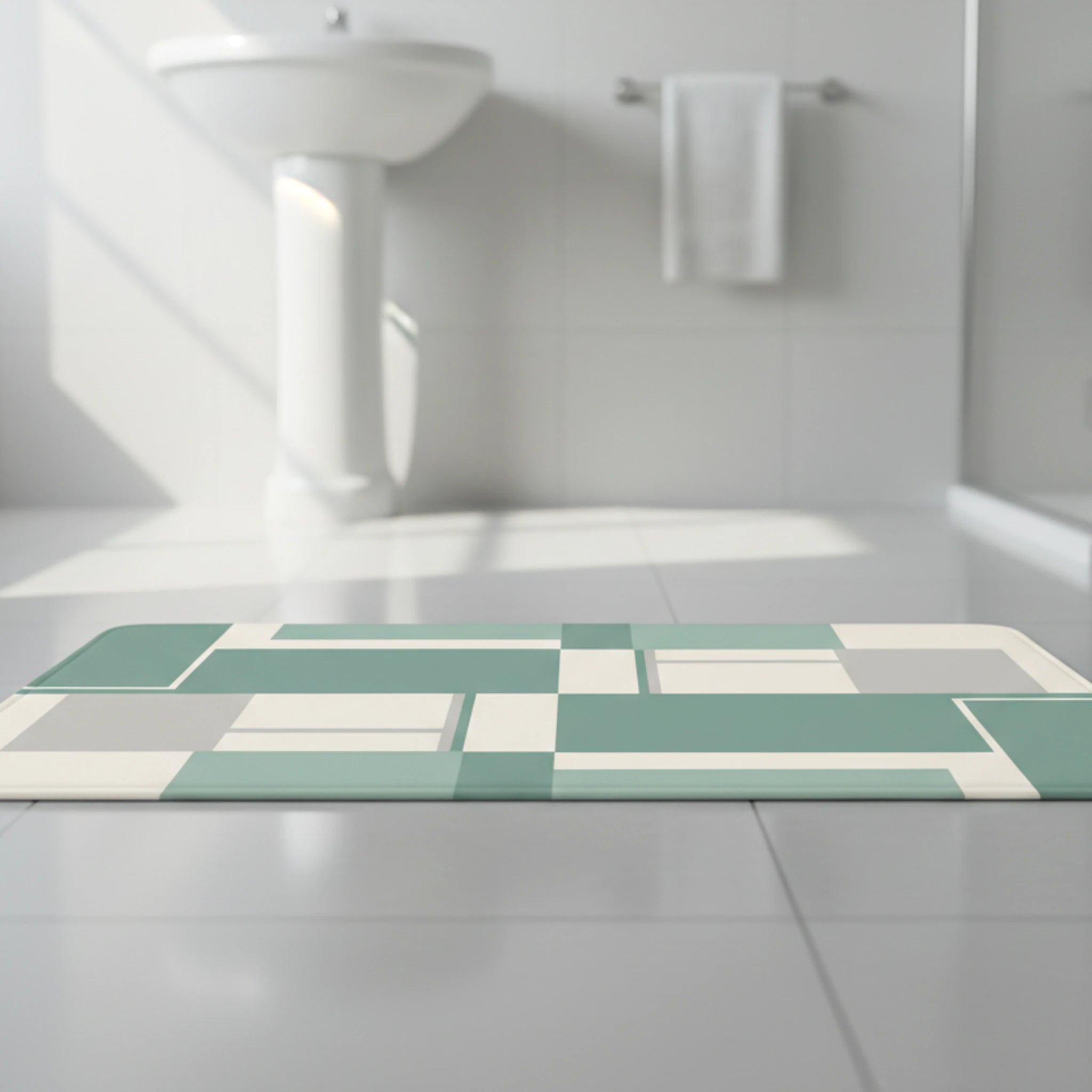 Kartela Halı Sairo Dekoratif Banyo Paspası