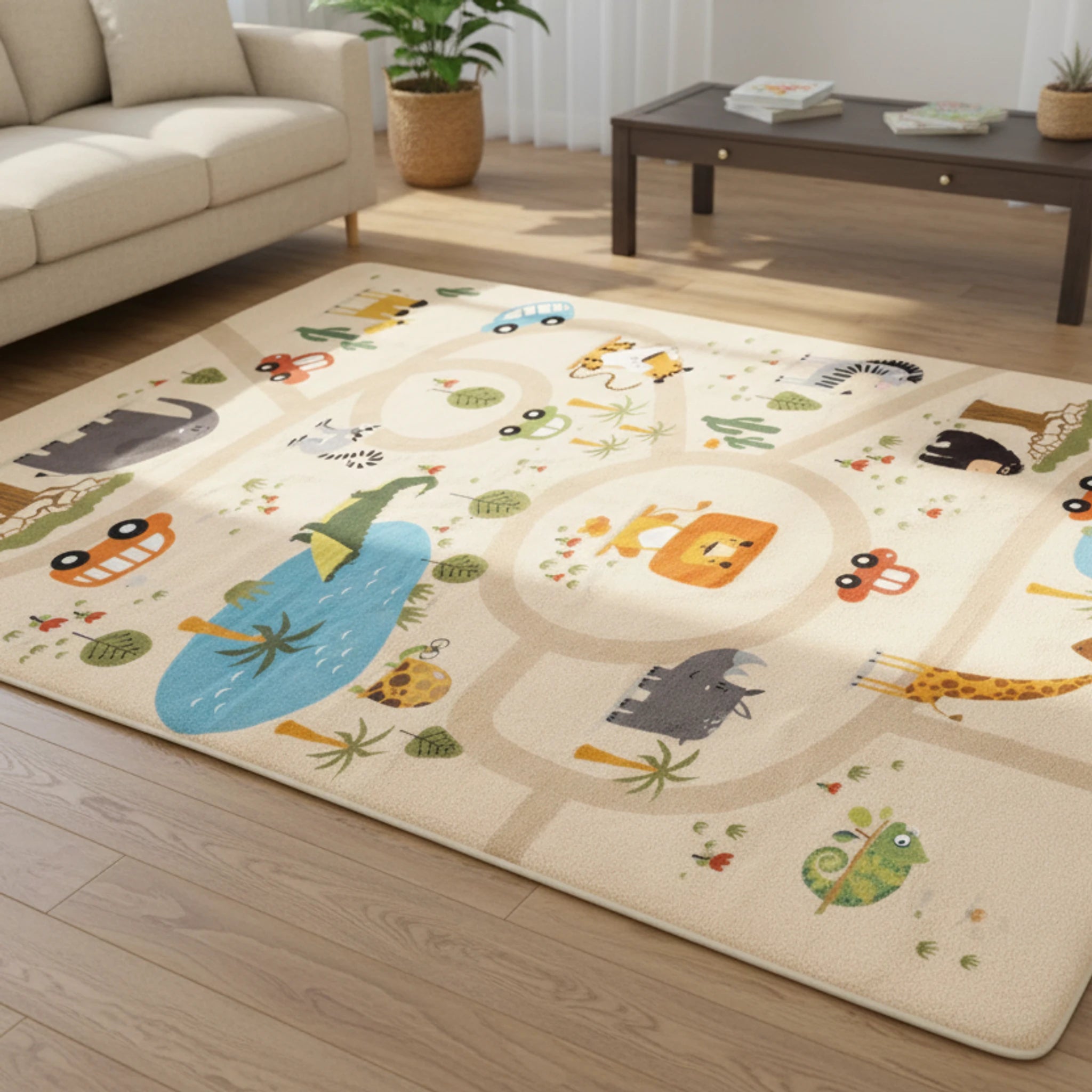 Safari Yolculuğu Oyun Halısı