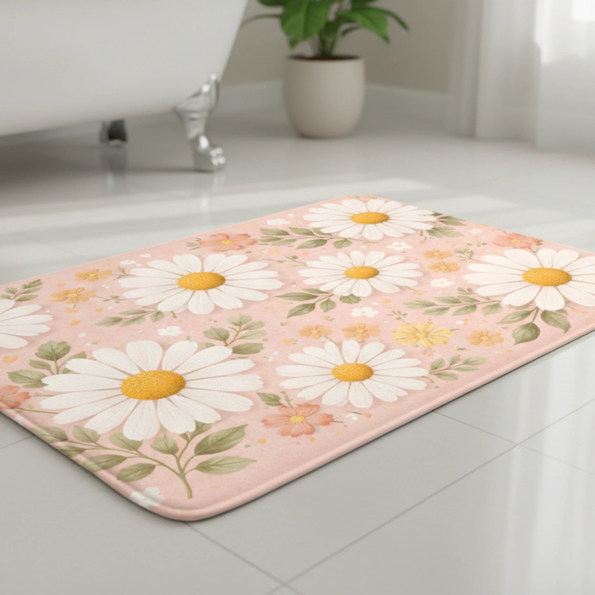 Papatyalar Banyo Paspası