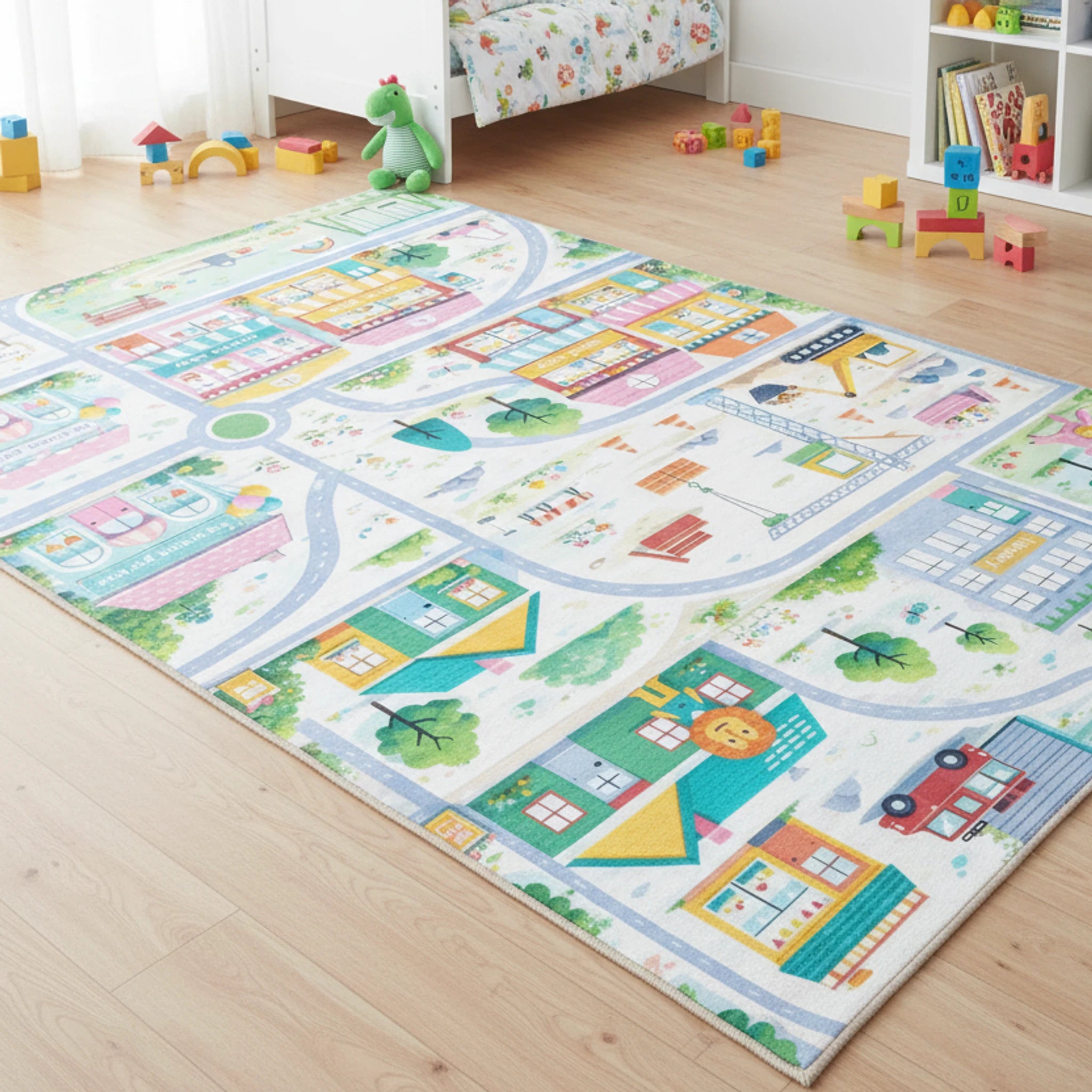 Şehir Haritası Oyun Halısı