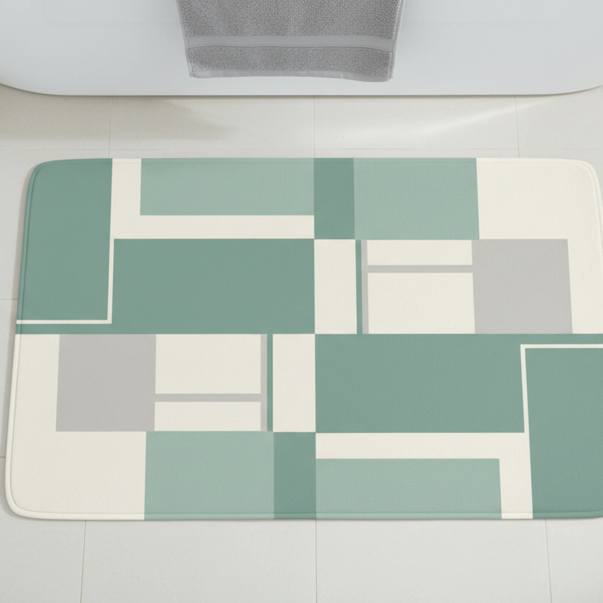 Kartela Halı Sairo Dekoratif Banyo Paspası