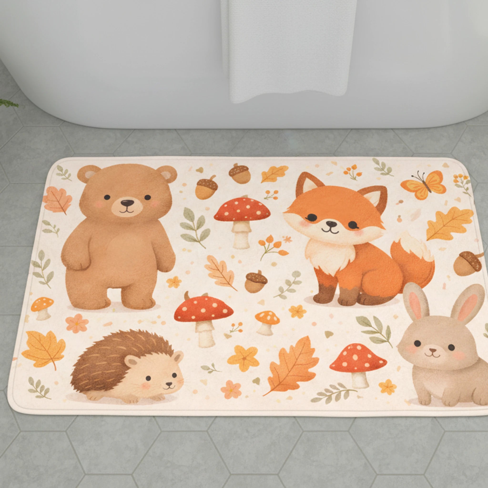 Sonbahar Banyo Paspası