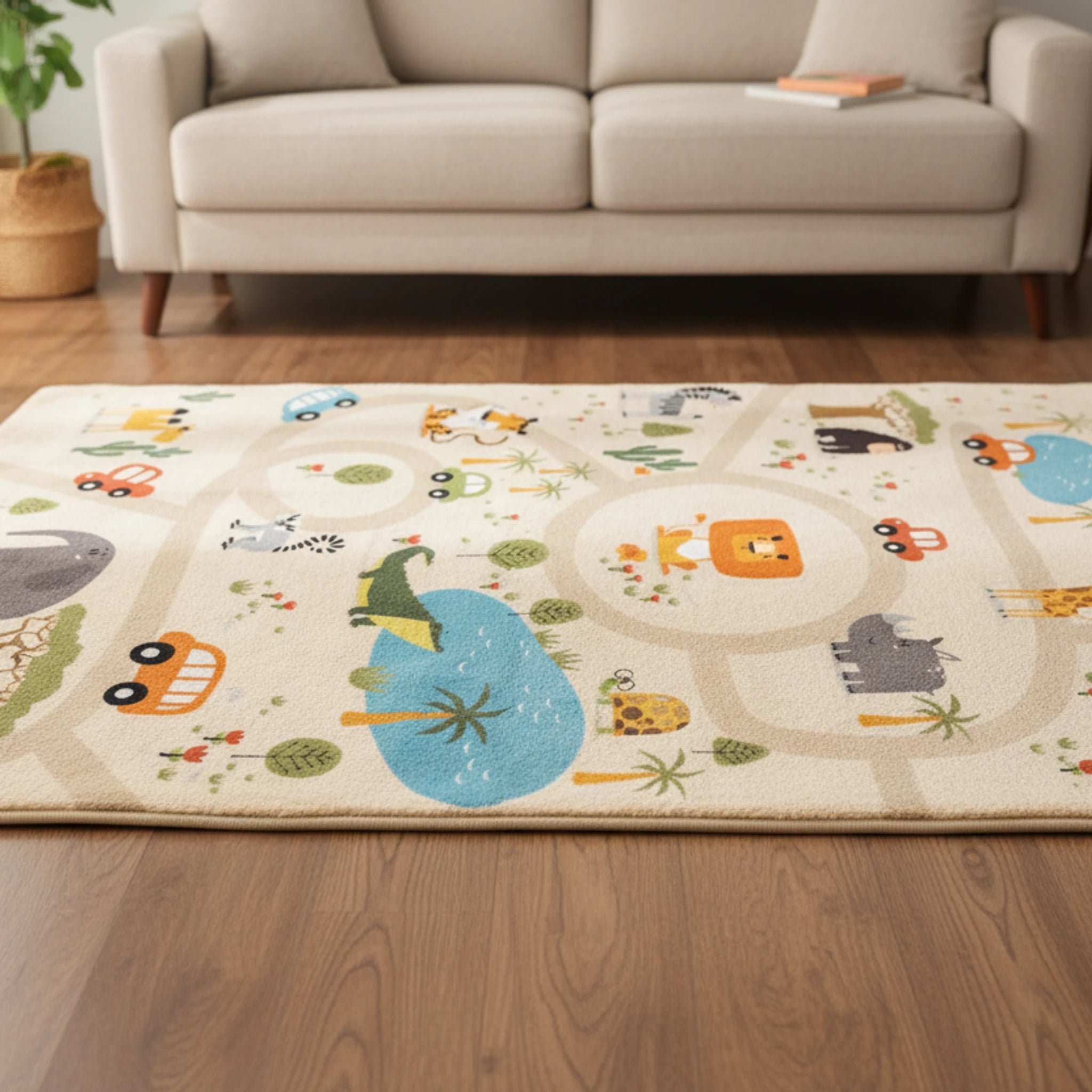 Safari Yolculuğu Oyun Halısı