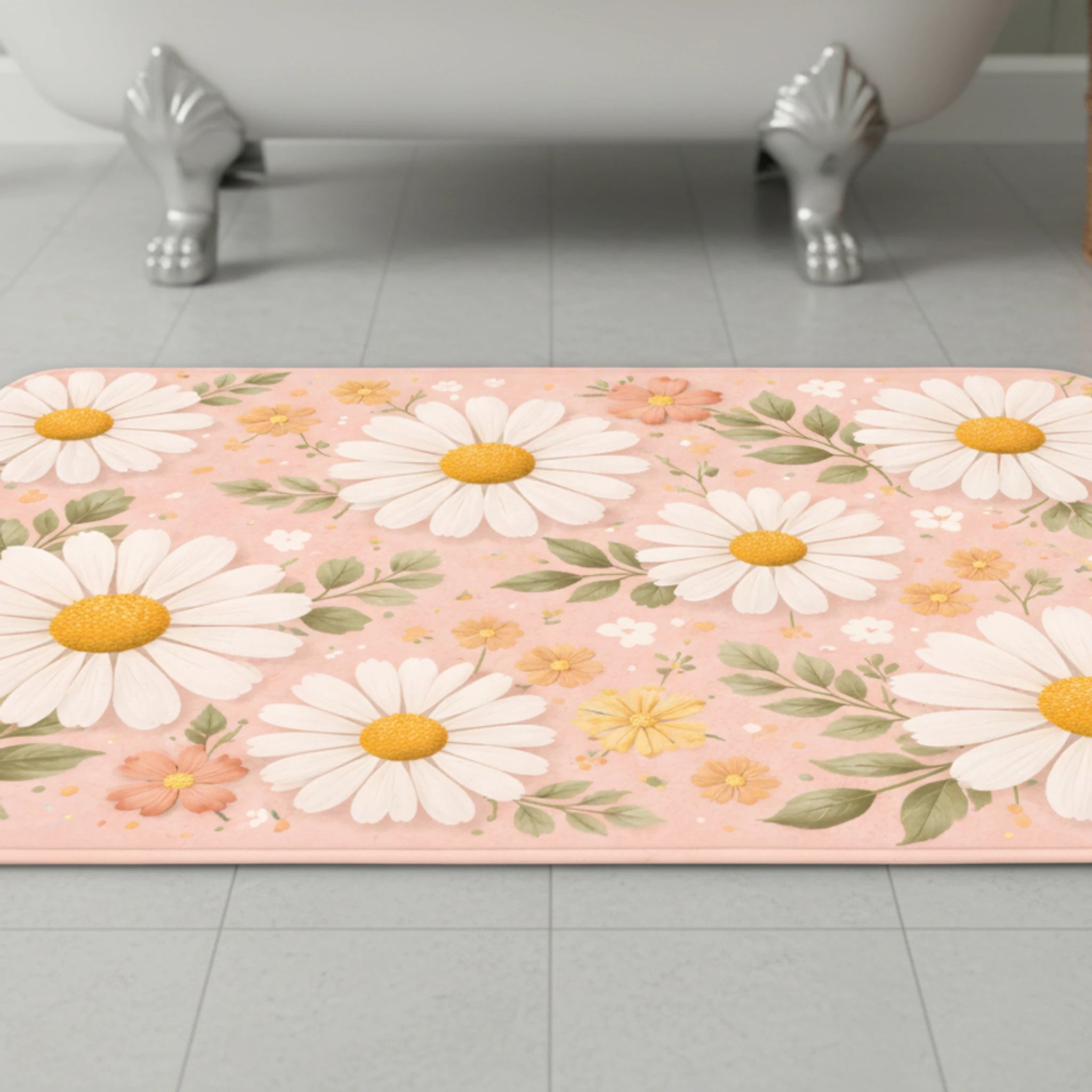 Papatyalar Banyo Paspası