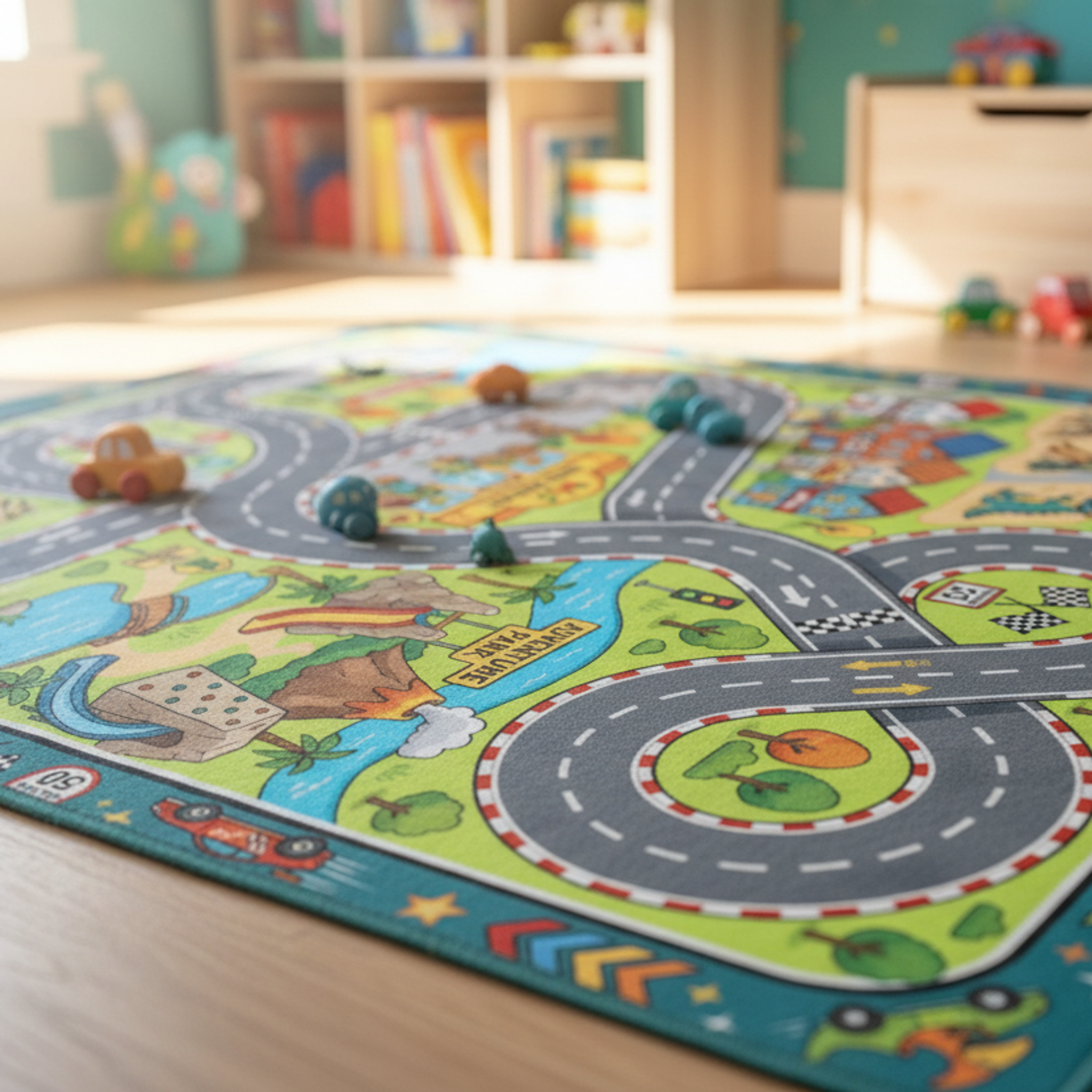 Dino Şehir Oyun Halısı