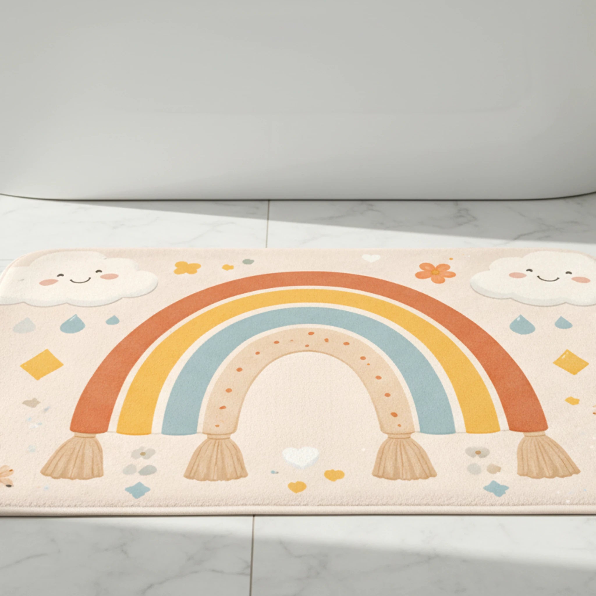 Gökkuşağı Banyo Paspası