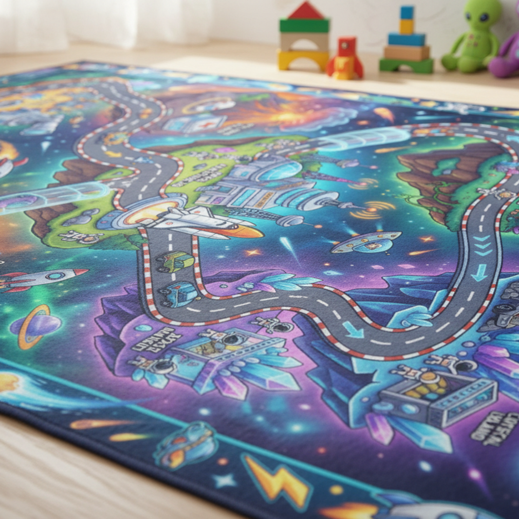 Galaksi Macerası Oyun Halısı