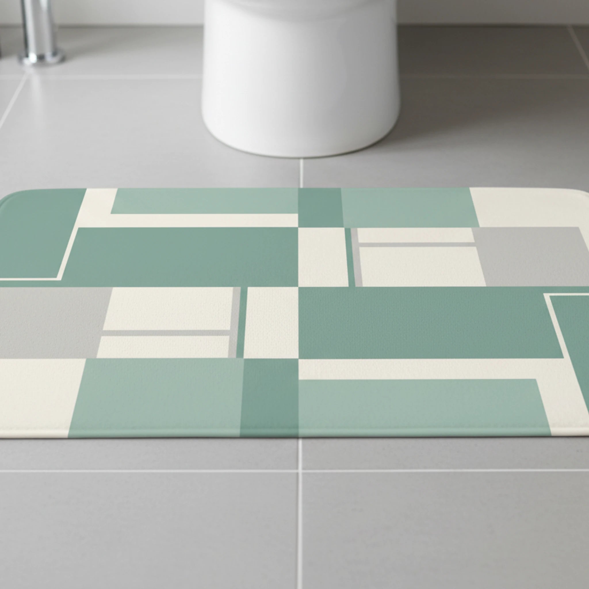 Kartela Halı Sairo Dekoratif Banyo Paspası